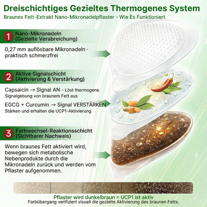 𝑶𝒇𝒇𝒊𝒛𝒊𝒆𝒍𝒆𝒓 𝑺𝒉𝒐𝒑 | ✨𝐇𝐞𝐚𝐥𝐫𝐢𝐳𝐞® Braunes Fett-Extrakt-Nanomikronadel-Patch (𝙀𝙞𝙣𝙢𝙖𝙡 𝙚𝙞𝙣𝙢𝙖𝙡 𝙩𝙖𝙜 𝙖𝙢 𝙏𝙖𝙜, 𝙨𝙞𝙘𝙝𝙩𝙚 𝙑𝙚𝙧𝙖𝙣𝙙𝙚𝙧𝙪𝙣𝙜𝙚𝙣 𝙣𝙖𝙘𝙝 7 𝙏𝙖𝙜𝙚𝙣)📦