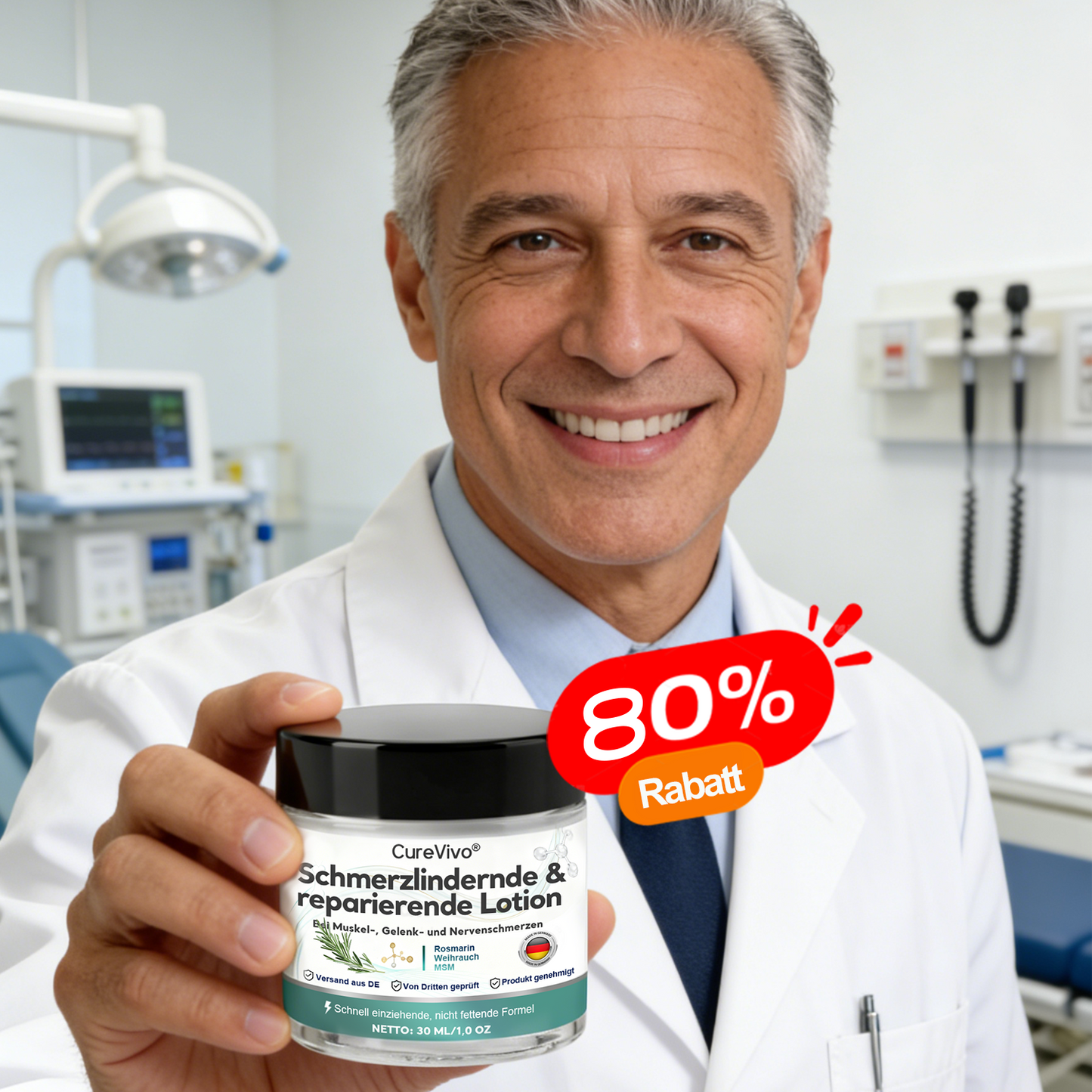 [Neujahrs-Sonderangebot] CureVivo® Schmerzlindernde &  reparierende Lotion🦄Für Muskel-, Gelenk- und Nervenschmerzen
