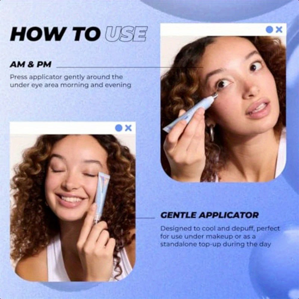 Aufhellende und abschwellende Augencreme