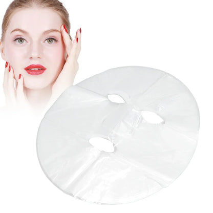 100pcs Facial Mask DIY Preservative Film Disposable Prevent Evaporation Moisture Retention Face Mask Wrapped Paper