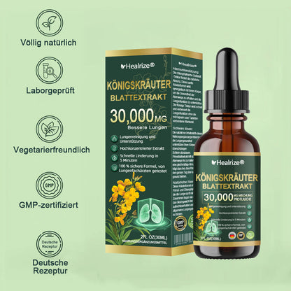 Healrize® Organische Lungenreinigung Gordolobo Blattextrakt Tropfen - 50 off